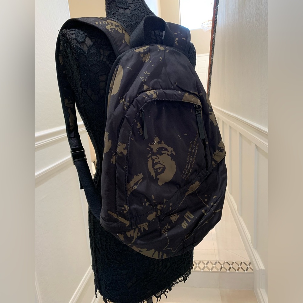 MAISON MARTIN MARGIELA Printed Fabric Backpack Bag - Picture 4 of 14